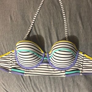 Striped Bikini Top